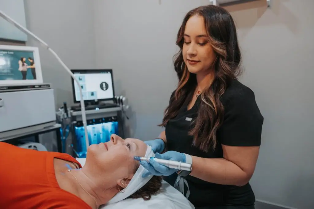 Microneedling Fine Lines Near Eyes