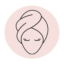 icon - woman in hair towel